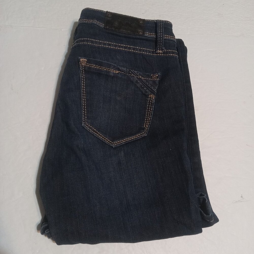Buckle Dark Blue Flare & Wide Leg Jeans